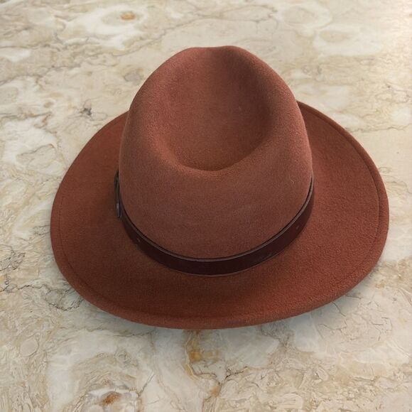 Brixton Messer Fedora 100% Wool Size Small - Picture 7 of 13
